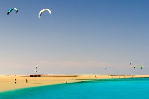 Ägypten, Kalawy 2017 - Kite-Surfer